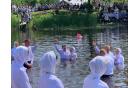 В Ольшанской церкви крестилось более 100 человек